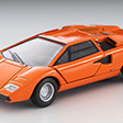 Lamborghini Countach ミニカー オレンジ Tomica Limited Vintage NEO TLV Lamborghini Countach LP400